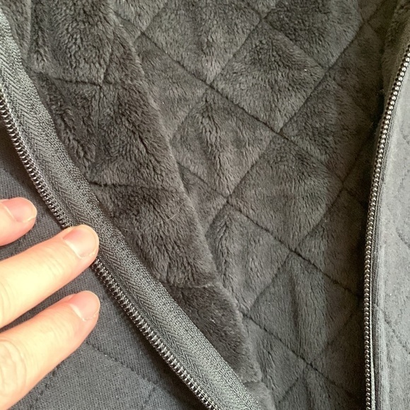 The North Face | Black Caroluna Quilted Raschel Oso Fleece Lined Zip Jacket S - Picture 10 of 17